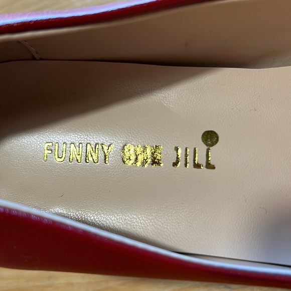 Red leather pumps -funny she Jill-in Original Box - Picture 4 of 8